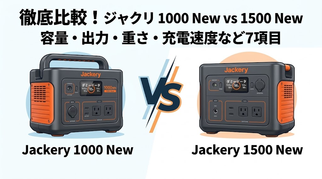 あなたのプロンプト ジャクリ1000 Newと1500 Newどっちがいい